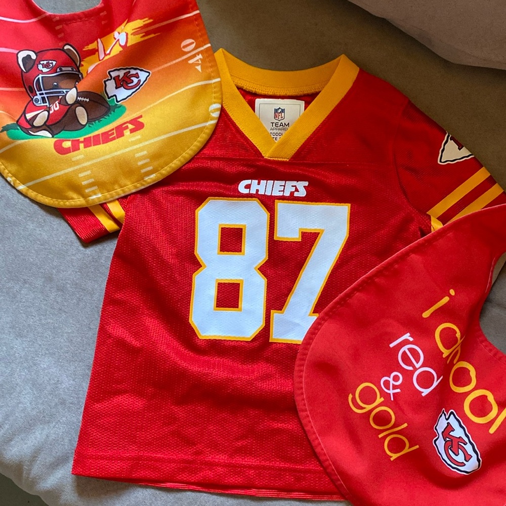 Kansas City chief kelce jersey 18-24 months